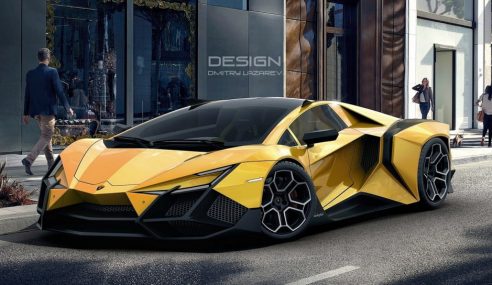 ภาพต้นแบบ Lamborghini Forsennato ที่รูปลักษณ์จะดูดุไปไหน แถมชื่อรุ่นยังแปลว่าคนบ้า ในภาษาอิตาลีสะงั้น