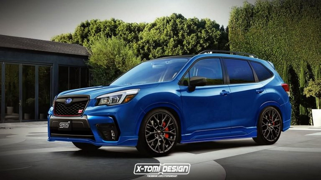 ภาพเรนเดอร์ Subaru Forester STI 2019 จาก X-Tomi Design