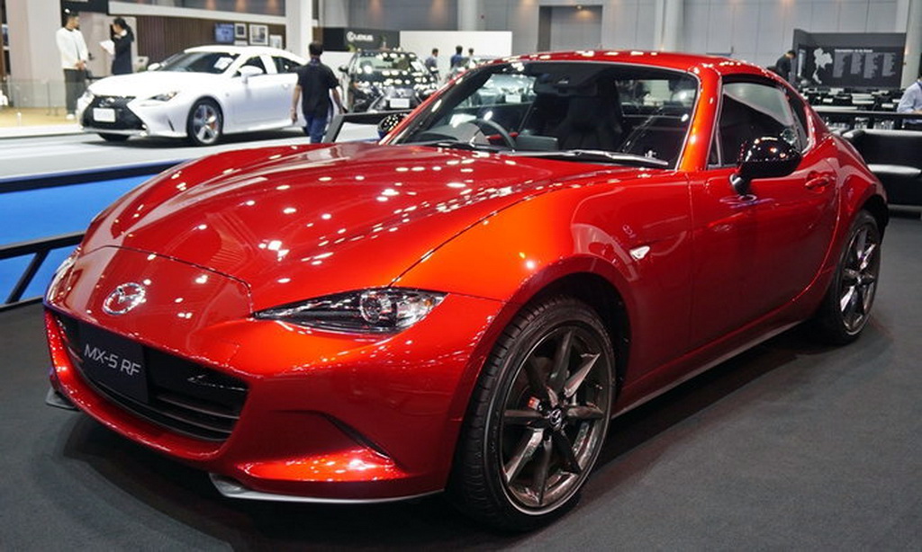 Mazda MX-5 RF 2018 เกียร์ธรรมดา เปิดตัวแล้วที่งานมอเตอร์โชว์ เคาะค่าตัว 2.82 ล้านบาท