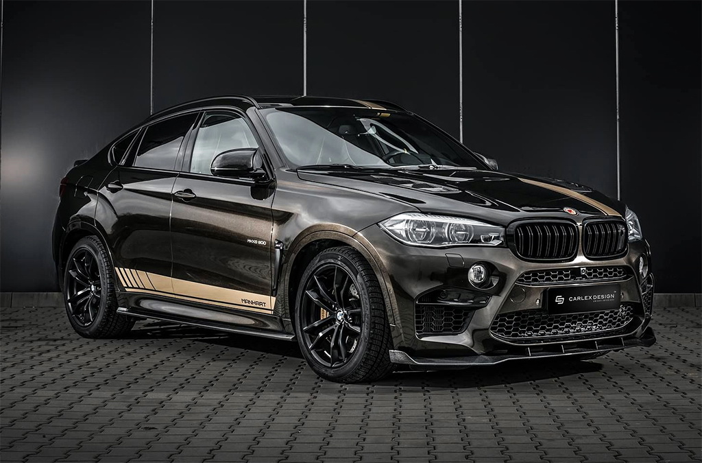 BMW X6 กลายเป็นรถอเนกประสงค์สุดดุดัน เพราะสำนักแต่ง Manhart และ Carlex Design