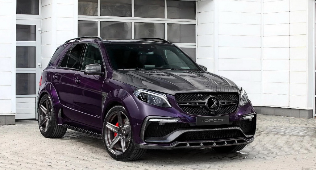 Mercedes-AMG GLE 63 S สีม่วง จากจูนเนอร์ชื่อดังรัสเซีย TopCar