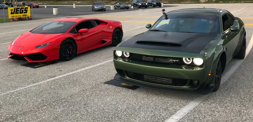 Dodge Demon ปะทะ Lamborghini Huracan LP610-4