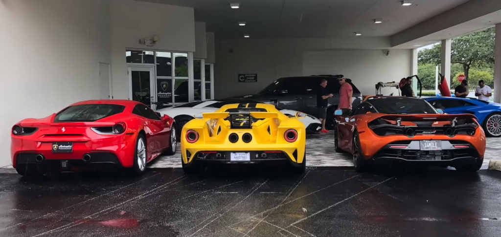 Ferrari 488, McLaren 720S, Ford GT แบทเทิลโชว์เทอร์โบคู่ของใครจะเสียงไพเราะกว่ากัน