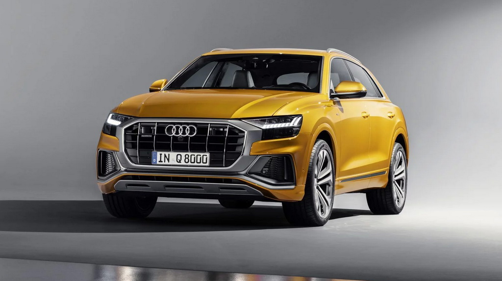 Audi Q8 2018 ใหม่ เอสยูวีรุ่นใหญ่ดีไซน์สปอร์ต เผยโฉมแล้ว