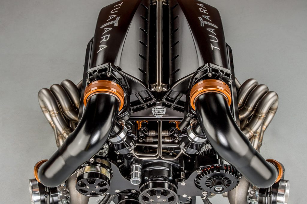 สุดยอดเครื่องยนต์ขั้นเทพ SSC Tuatara 8 สูบ 6.9 ลิตร 1,350 แรงม้า แค่เครื่องยนต์ก็สวยเฉียบแล้ว