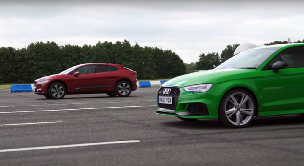 Jaguar I-Pace ปะทะ Audi RS3
