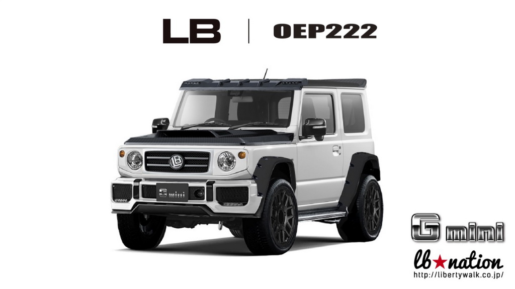 Suzuki Jimny 2018 ใหม่ กับชุดแต่ง “Mercedes-Benz G-Class” จาก Liberty Walk