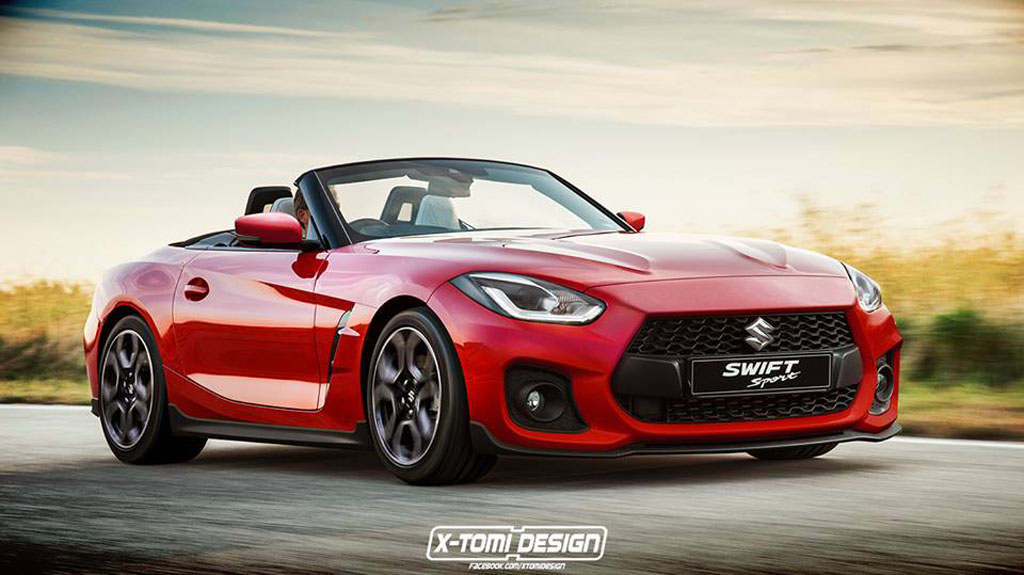 ก็ดูเท่ไม่เบาเมื่อนำเอาหน้า Swift มาใส่บนบอดี้ BMW Z4 กลายเป็น Swift Sport สุุดหรู