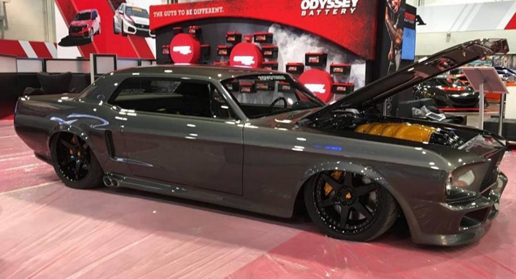 สุดจัด Mustang ปี 1968 คันนี้ ที่ลงเครื่องใหม่เป็น เครื่องเทอร์โบคู่ จาก Ferrari