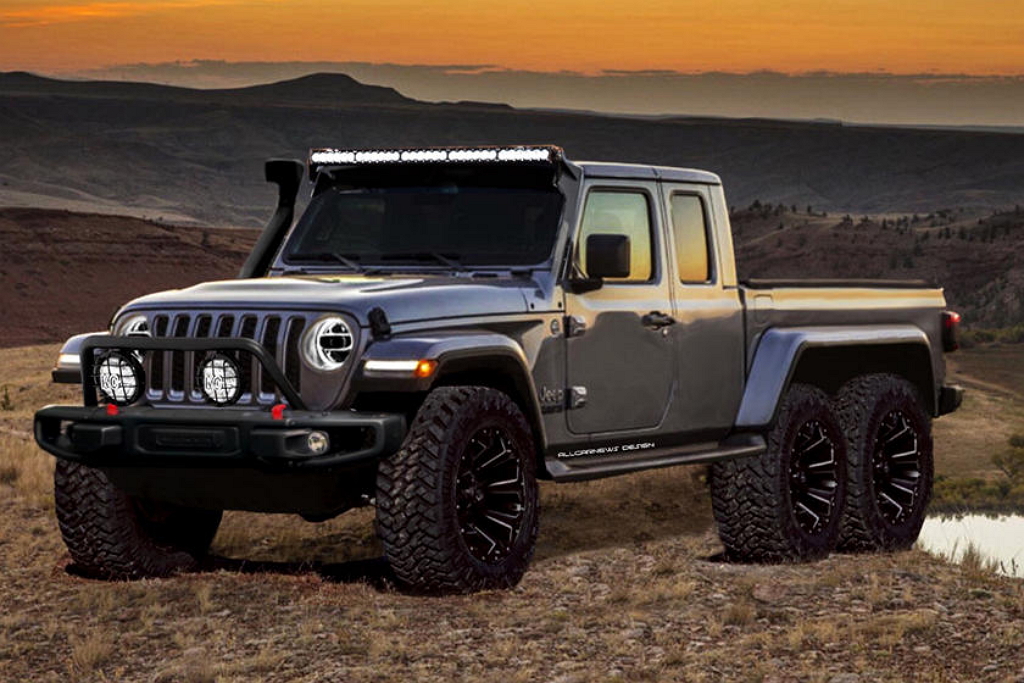 โหดสุดในสามโลก Jeep Gladiator 6×6 กระบะ 6 ล้อ ที่พร้อมพาลุยทุกตารางเมตร ทั้งใน และนอกถนน