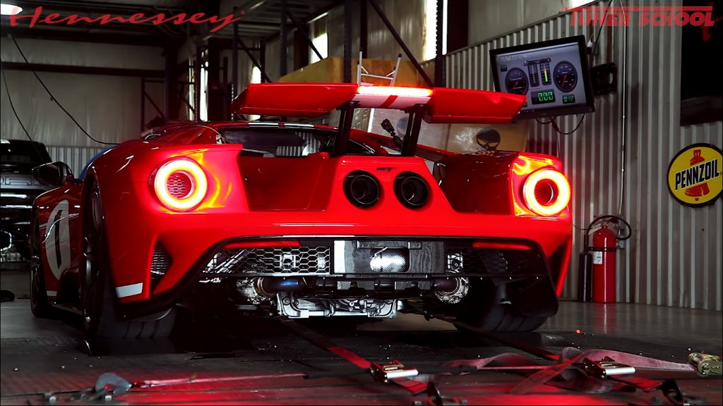 Ford GT Heritage Edition ขึ้นทดสอบบน Dyno แบบดุๆ เสียงเข้มๆ ได้กำลังที่ล้อหลังกว่า 581 แรงม้า