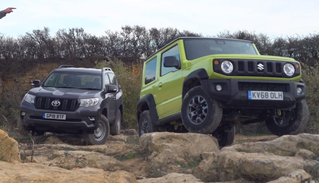 มาดูสิว่าน่าตาน่ารักอย่างเจ้า Suzuki Jimny จะวิ่งออฟโรด ได้ดุแบบ Toyota Prado หรือไม่