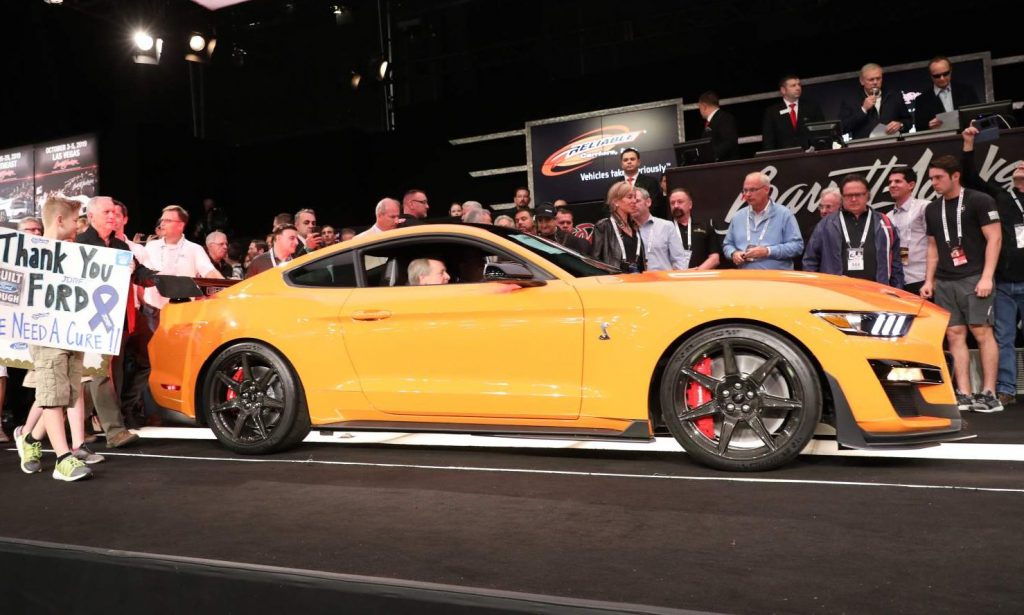 รถคันแรกที่เป็น First Production ของ Ford Mustang Shelby GT500 2020 ถูกขายไปได้ในราคา 34 ล้านบาท