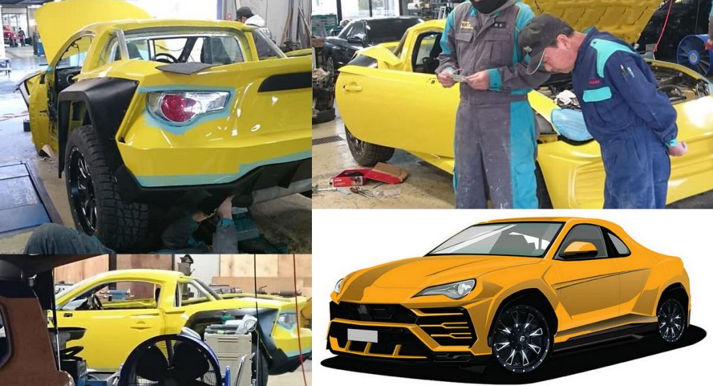 นับถือในฝีมือและความพยายาม ที่จับรถ Toyota 86 มาแปลงร่างเป็น Lamborghini Urus ที่ต่างกันสุดขั้ว