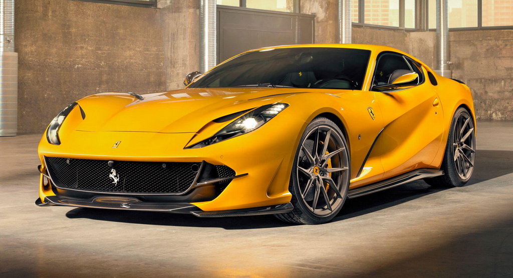 Ferrari 812 Superfast ที่ได้รับการอัพเกรดอากาศพลศาสตร์ เพิ่มขึ้นจากสำนักแต่งดัง Novitec