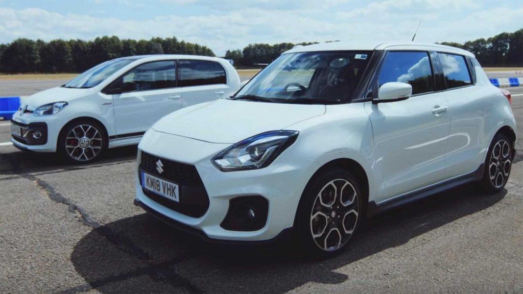 Drag Race เจ้าตัวจิ๋ว แต่พลังเกินร้อย ระหว่าง Suzuki Swift Sport เจอกับ Volkswagen Up GTI