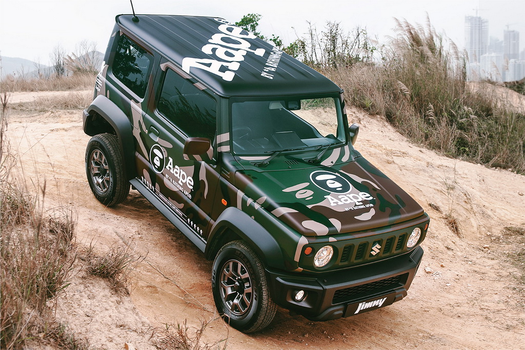 Suzuki Jimny 2019 รุ่นตกแต่งพิเศษจากแบรนด์เสื้อผ้า AAPE ในฮ่องกง