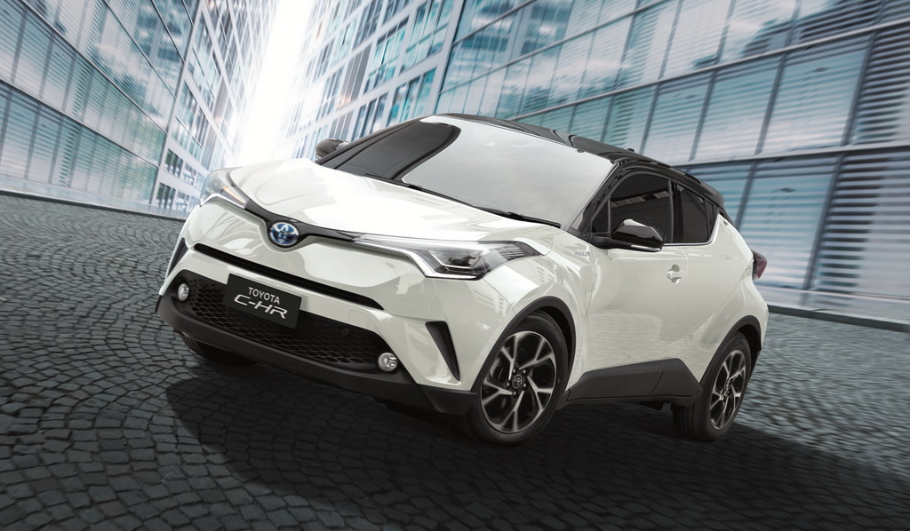 Toyota C-HR รุ่นปรับปรุงใหม่ เพิ่มสีขาวมุกหลังคาดำและดีไซน์ล้ออัลลอยใหม่