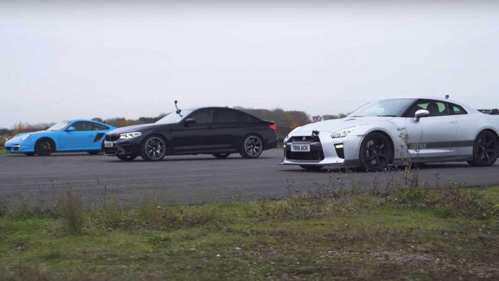 คุณว่าใครมาเหนือ เมื่อจับรถ 3 คันนี้มาเจอ ระหว่าง BMW M5, 911 Turbo และ Nissan GT-R