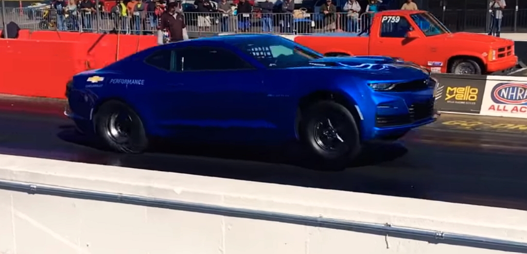 Chevrolet eCOPO Camaro พลังไฟฟ้า ที่พุ่งแรงจนออกตัวทีมีหน้าหงาย