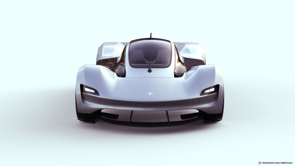 Tesla Olympus Max ภาพเรนเดอร์แนวคิดสุดโหด ที่จัดมาเพื่อทำลายล้าง Aston Martin Valkyrie