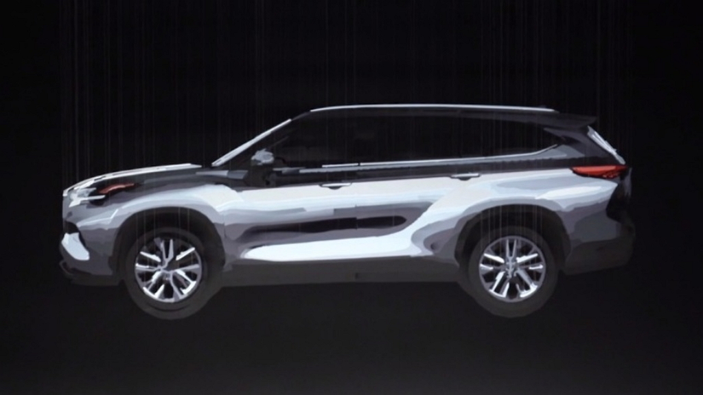 Toyota Highlander 2020 เผยภาพลวงตา 3 มิติ บ่งบอกถึงการออกแบบใหม่หมดจด