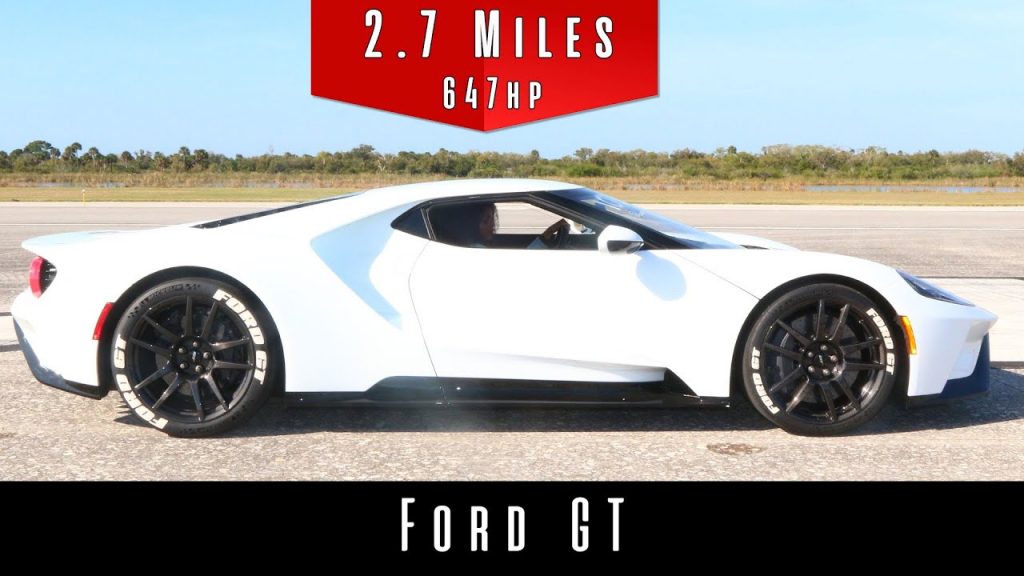 ชม Ford GT เดิมๆ ไม่โมเพิ่ม โชว์วิ่งด้วยความเร็วกว่า 182 ไมล์ต่อชั่วโมง
