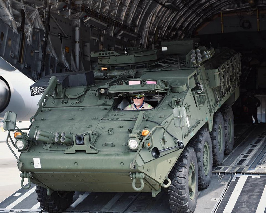 ถึงไทยแล้ว 4 คัน! รถเกราะ “Stryker M1126” คันละ 80 ล้าน