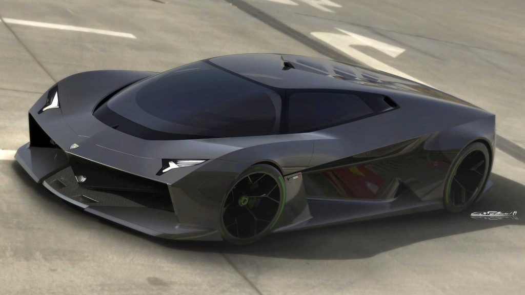 ภาพเรนเดอร์ชิ้นนี้ จะส่องอนาคต แนวคิด Lamborghini ที่ยังคงดูดีไม่เปลี่ยน