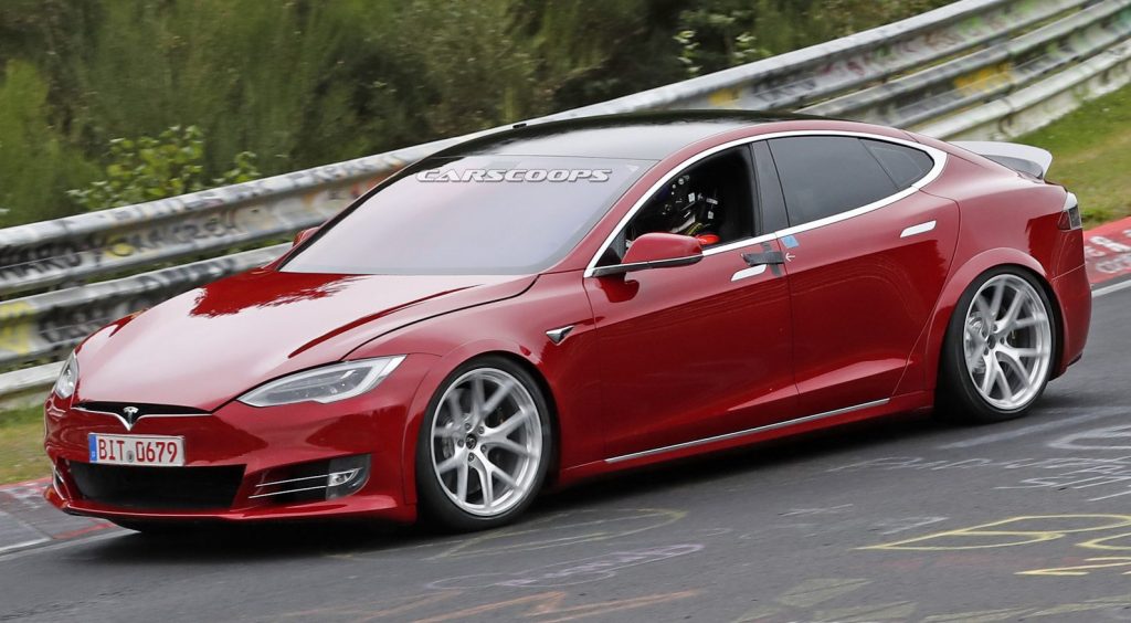 Model S อัพเกรดเครื่องใหม่ ออกวิ่งทดสอบ หวังซิวตำแหน่งรถ 7 ที่นั่ง เร็วสุดในโลก