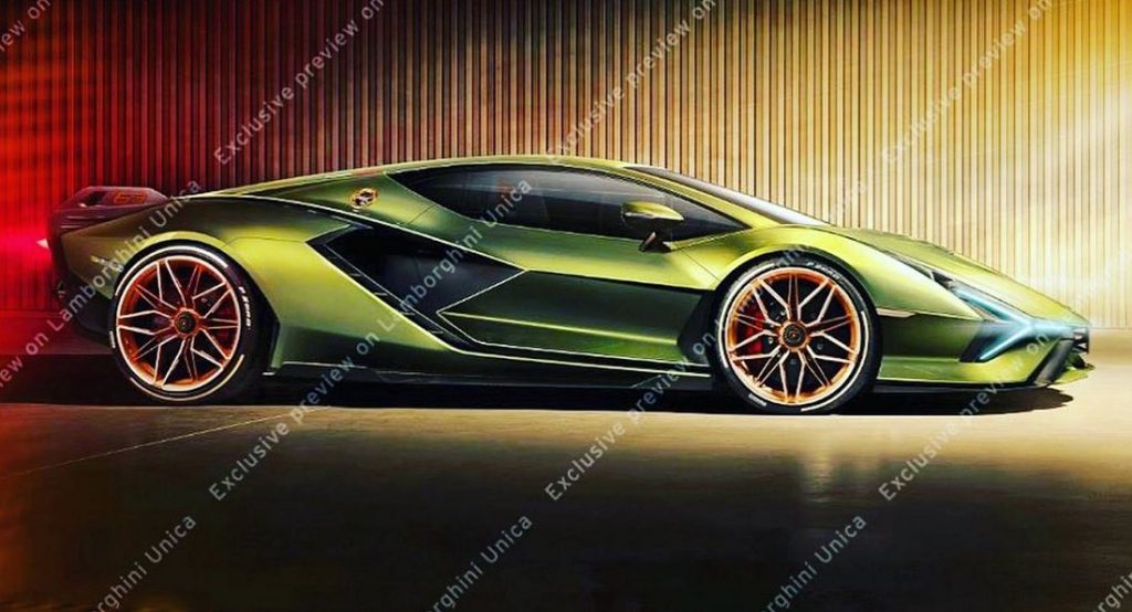 Lamborghini Sian เปิดตัวอย่างเป็นทางการพรุ่งนี้ ขนกำลังมากว่า 789 แรงม้า