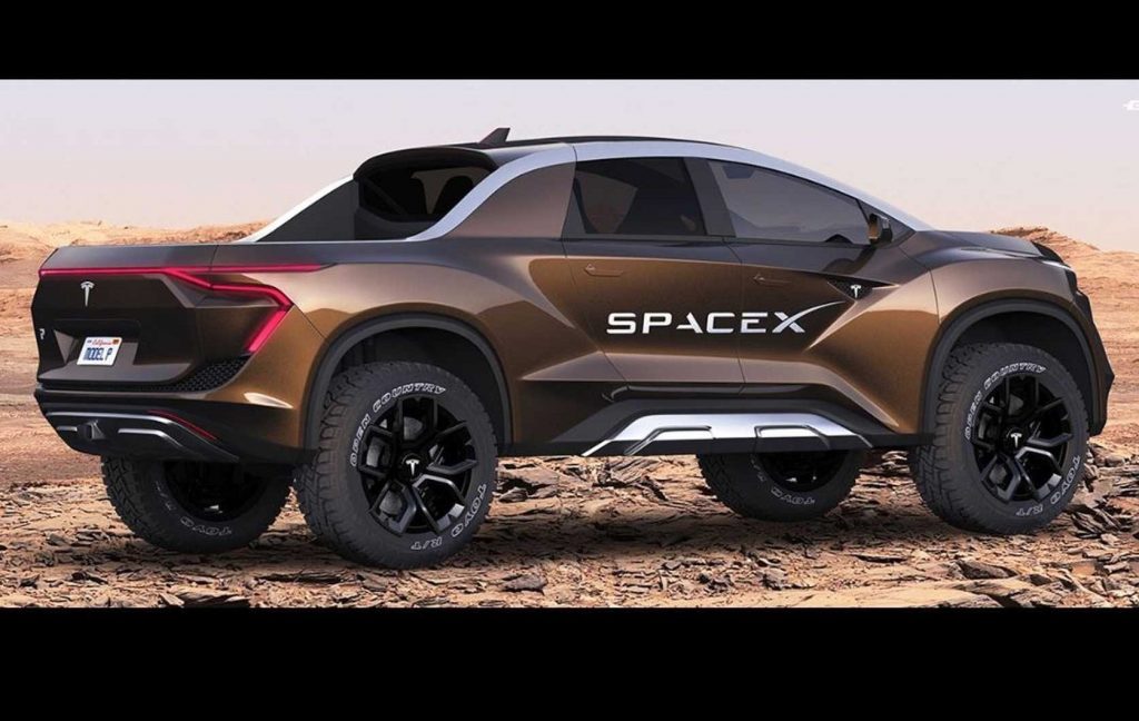 จะเป็นอย่างไรถ้า Tesla พัฒนากระบะร่วมกับ SpaceX ให้สามารถลุยได้บนดาวอังคาร