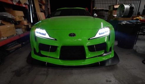 จัดให้แบบเผ็ด ๆ จับ Supra 2020 พ่นสีเขียวสด เสริมด้วยปีกหลังอย่างใหญ่
