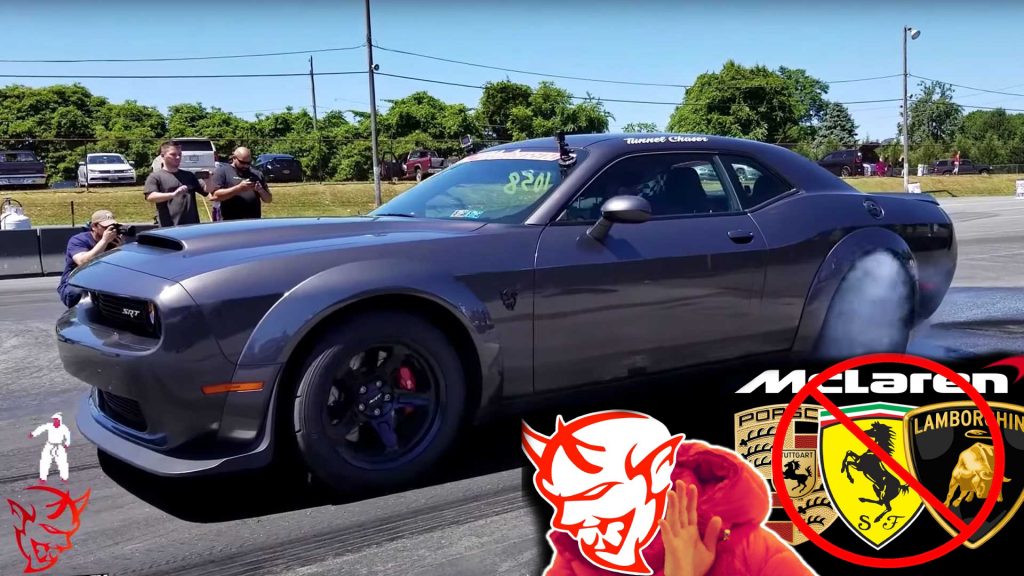 Dodge Demon รถธรรมดา ๆ ที่ฟาดซุปเปอร์คาร์ตัวท็อปมาแล้วนับไม่ถ้วน