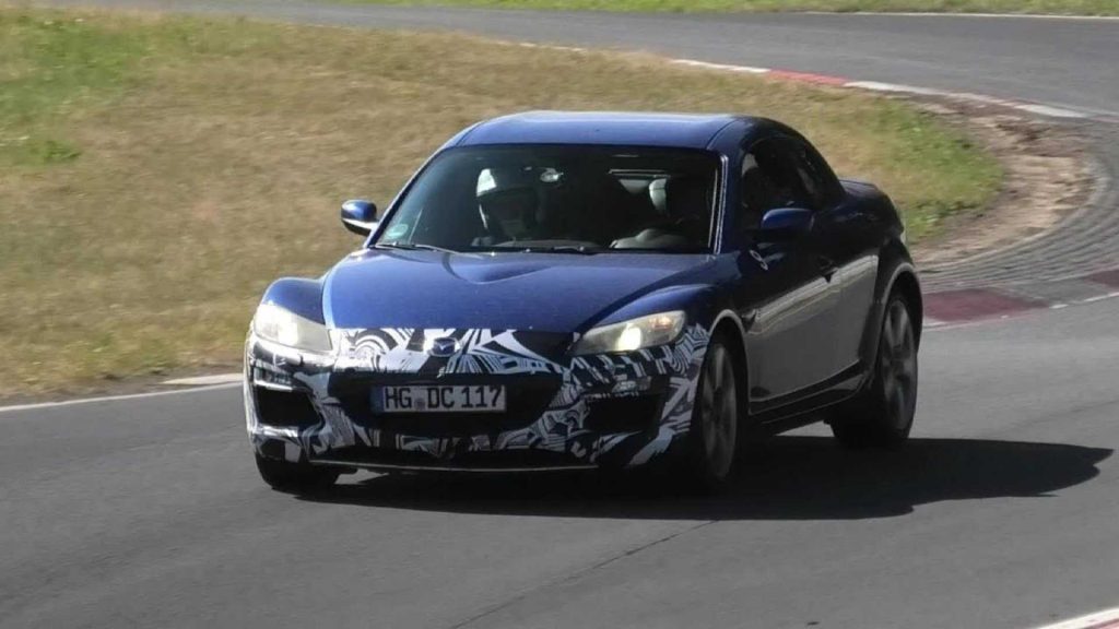 Mazda มีพิรุจอีกแล้ว อยู่ ๆ ก็ส่ง RX8 มาทำอะไรก็ไม่รู้บน Nurburgring