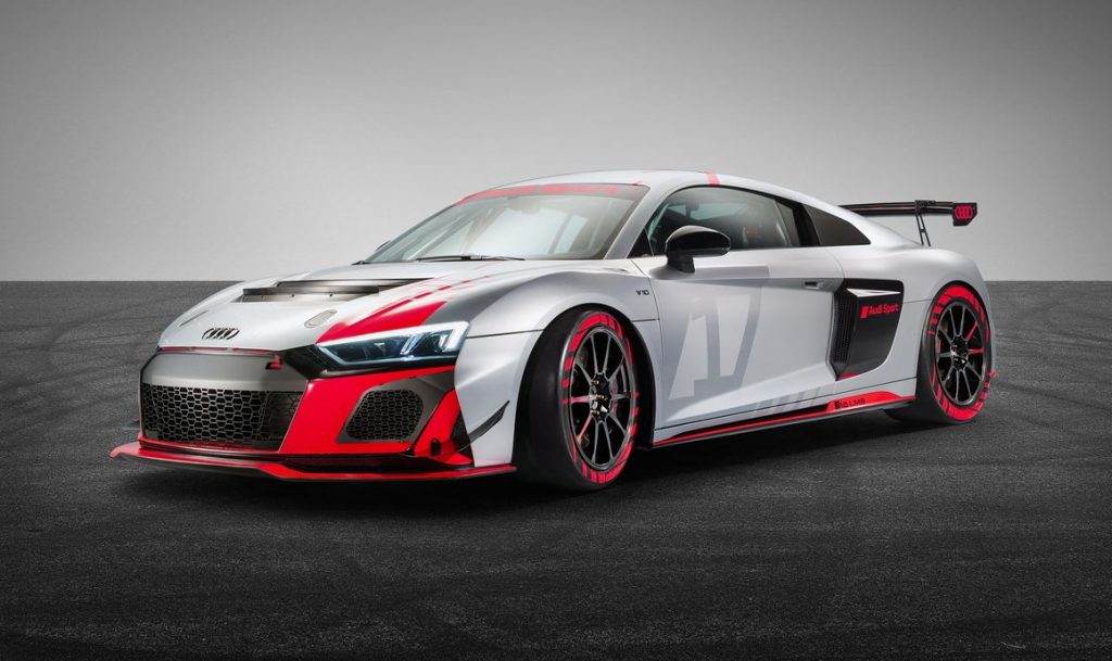 R8 LMS GT4 พร้อมสำหรับการแข่งขัน มาพร้อมระบบขับหลัง กำลัง 488 แรงม้า