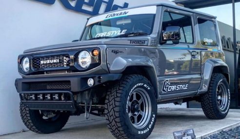 จับ Jimny มาอัพเกรด ติดตั้งเทอร์โบชาร์จ พร้อมชุดแต่งขาซิ่งรอบคัน