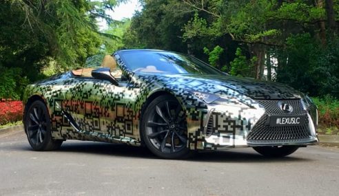 ต้นแบบ Lexus LC รุ่นเปิดประทุน โผล่โชว์ตัวอย่างสง่า ที่ออสเตรเลีย