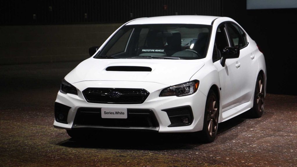 Subaru WRX, STI 2020 เปิดตัวมาพร้อมสีขาวสุดคูล ตัดกับล้อสีทองแดงสุดหรู