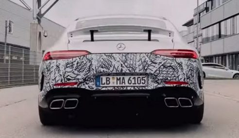 แรงระดับซุปเปอร์คาร์ AMG GT 4-Door Coupe พลังไฟฟ้า 805 แรงม้า