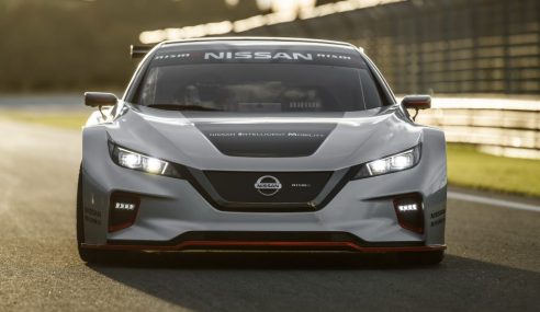 Nissan Leaf Nismo RC มัสเซิลคาร์ พลังไฟฟ้า ปรากฏตัวครั้งแรกที่ยุโรป