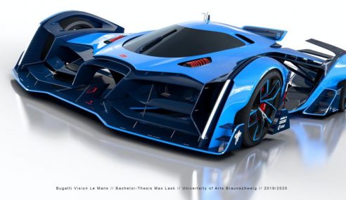 แนวคิด Bugatti Vision Le Mans สุดยอดไฮเปอร์คาร์ ที่ดูเพียงรูปลักษณ์ก็กินขาด