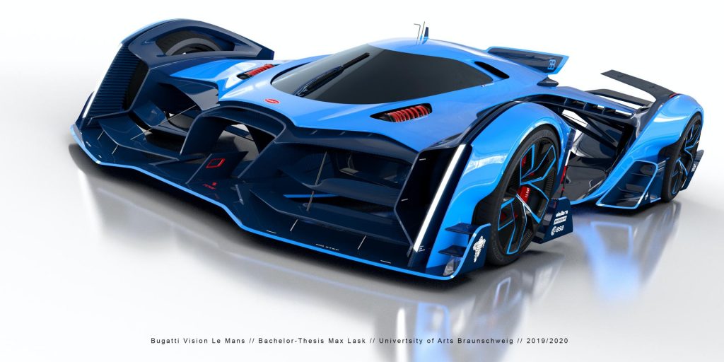 แนวคิด Bugatti Vision Le Mans สุดยอดไฮเปอร์คาร์ ที่ดูเพียงรูปลักษณ์ก็กินขาด