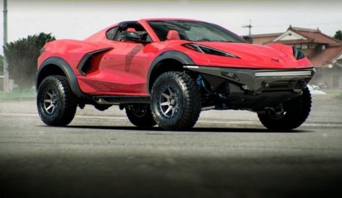 Chevrolet Corvette 2020 ในรูปร่างที่บึกบึน มาในมาดรถ Off-Road จัดจ้าน