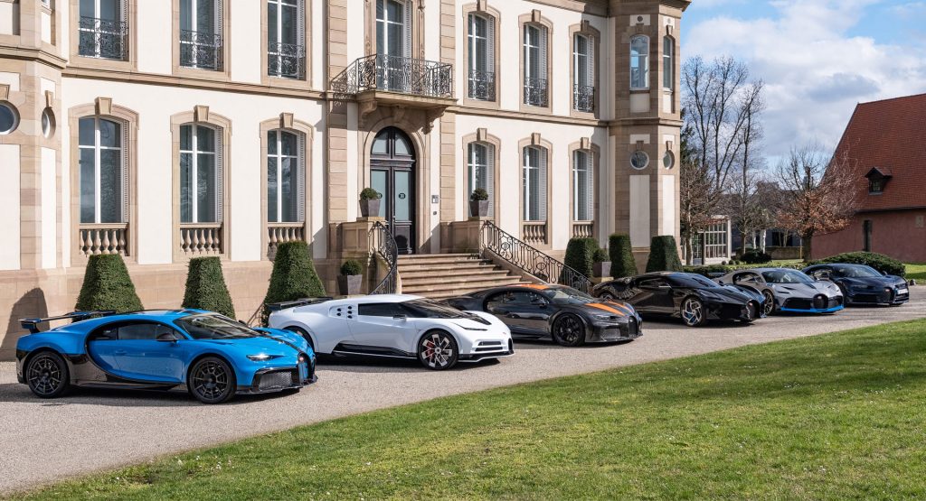 ชม Bugatti ทั้ง 6 คันที่อยู่ตรงหน้าคุณตอนนี้ มันมีราคารวมกันกว่า 1,000 ล้านบาท