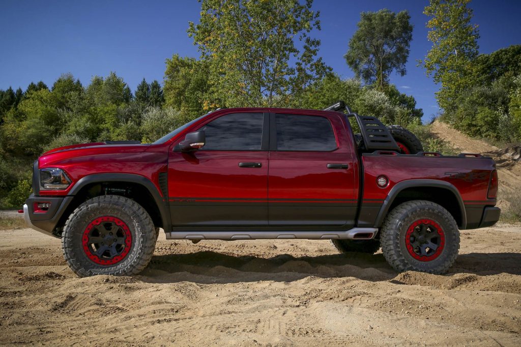 Ram Rebel TRX กระบะทรงพลังเครื่องยนต์ Hellcat ทรงบึกบึนกำลัง 700 แรงม้า