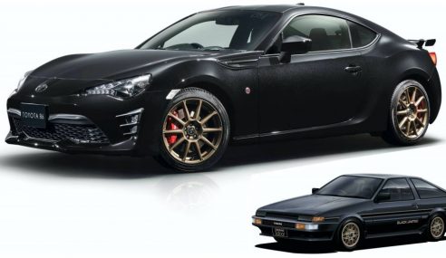 เปิดตัวที่ญี่ปุ่น Toyota GT86 Black รุ่นลิมิเต็ด ตัวรถเน้นสีดำล้อทองถูกใจสายซิ่ง