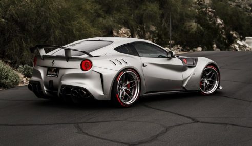 Ferrari F12 Berlinetta ที่ถูกโมดิฟายใหม่ จนกลายเป็นสายซิ่งเสริมชุดล้อสุดโหด