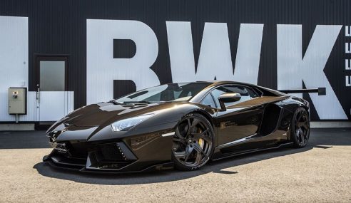 Lamborghini Aventador มาในสีน้ำตาลเข้มดุดัน ส่งตรงจากสำนักแต่ง Liberty Walk