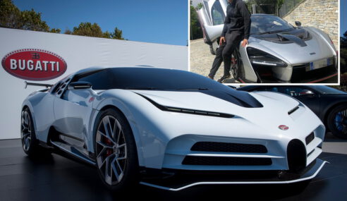 Bugatti Centodieci ซูเปอร์คาร์ ของเล่นคันใหม่ของ คริสเตียโน่ โรนัลโด้